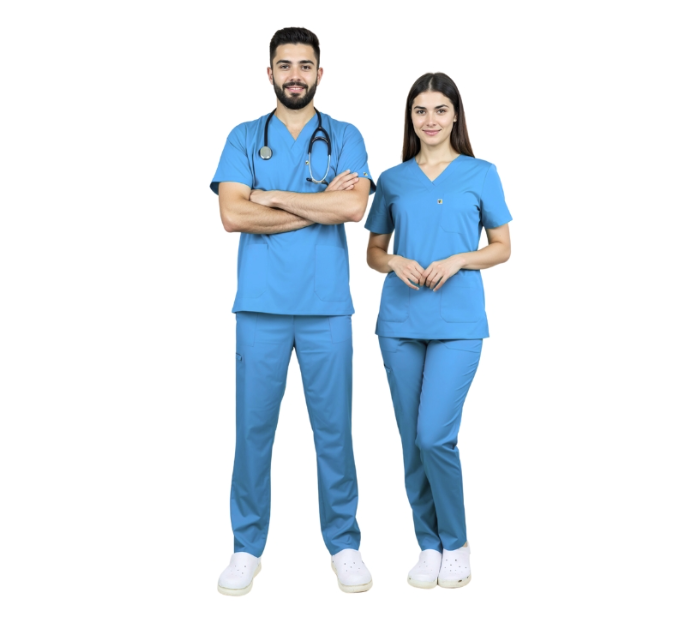 Pyjama de Bloc Bleu Unisexe