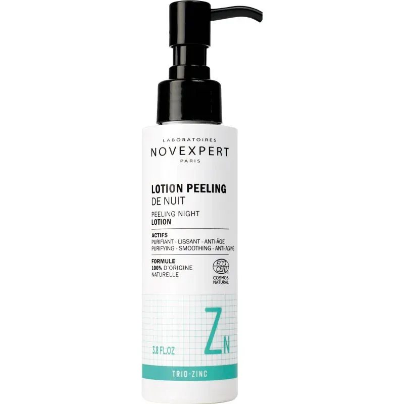 NOVEXPERT LOTION PEELING DE NUIT TRIO-ZINC