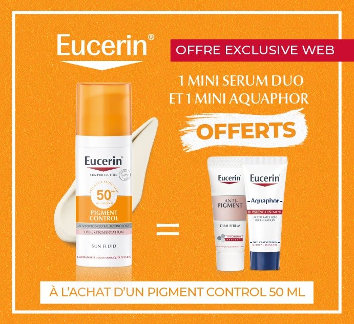 EUCERIN ECRAN PIGMENT CONTROL SUN FLUID SPF50+ 50ML